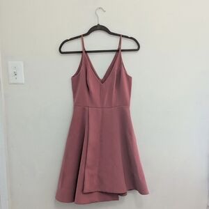 Keepsake, mauve cocktail dress, size small